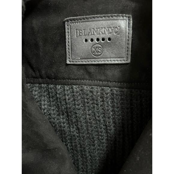 Blank NYC Black Jacket with leather trim - Women’s XS - Picture 7 of 7